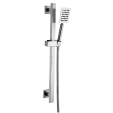 Стойка для душа Zerix SET BAR-SUS-002 с душевым шлангом и лейкой (нерж. сталь) (ZX4941)