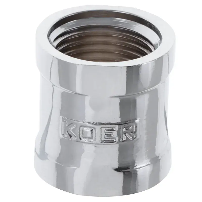 Муфта 1/2" (хром) Koer KF.C06.chr (KF0116) Муфта 1/2" (хром) Koer KF.C06.chr (KF0116)
