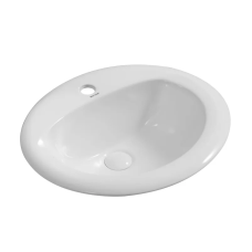 Раковина врезная на столешницу Mixxus Premium TOPPER-1602 515х400х200mm с отверстием под смеситель