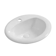Раковина врезная на столешницу Mixxus Premium TOPPER-1602 515х400х200mm с отверстием под смеситель