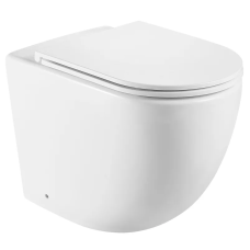 Унитаз напольный безбачковой Mixxus Premium ELLIPSE-0701-T1 570х365х410mm, система смыва TORNADO 1.
