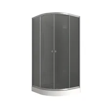 Душевая кабина с низким поддоном Mixxus PLAIN SCT02-90x90x195-GR SATIN серое тонированное стекло 4м