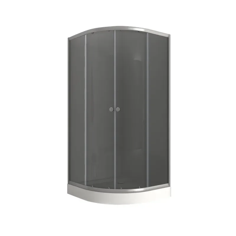 Душевая кабина с низким поддоном Mixxus PLAIN SCT02-90x90x195-GR SATIN серое тонированное стекло 4м