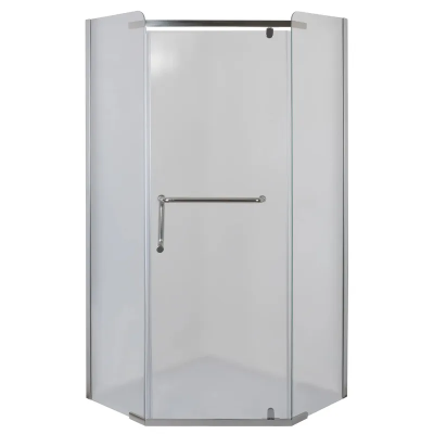 Душевая кабина без поддона Mixxus LINES SC01-90x90x185-TR CHROME прозрачное стекло 6мм (MI6915)