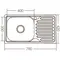 Мийка кухонна ZERIX Z7642-08-180E (satin) (ZX1602)