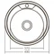 Мийка кухонна ZERIX Z490-08-180D (decor) (ZX1585)