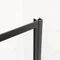 Дверь в нишу Mixxus Premium DIVERSE SD01-140x185-TR Black прозрачное стекло 5мм (MI6878)