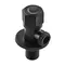 Кран для подключения сантехприборов Mixxus VAL-06-1/2x1/2 Black с нерж.ст.SUS304(черн.) (MI6058)