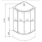 Бокс душевой без гидромассажа Mixxus STRONG SB01-90x90x215-FB SATIN с высоким поддоном (MI6884)