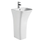 Раковина моноблок Mixxus BEVEL-1101 с отверстием под смеситель и переливом 450х435х835mm (MI6697)