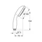 Ручной душ, 2 режима струи Grohe New Tempesta Classic (26161001)