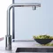 Смеситель для кухни с выдвижным изливом Grohe Eurosmart New (31613000)
