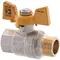 Кран шаровой KOER KR.218.G - 1/2" FM ГШМ YELLOW, ручка "бабочка" желтая (KR0036) Кран шаровой KOER KR.218.G - 1/2" FM ГШМ YELLOW, ручка "бабочка" желтая (KR0036)