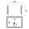 Зеркало Mixxus Premium LINES MR18-100x70-REVERSE (LED Touch, Anti-fog, димер) (MP6627)