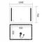 Зеркало Mixxus Premium LINES MR18-100x70-REVERSE (LED Touch, Anti-fog, димер) (MP6627)