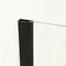 Душевая перегородка Mixxus Premium FLAT SP02-80x200-TR Black Walk-In прозрачное стекло 8мм (MI6854)