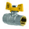 Кран шаровый Koer KG.207 - 1/2" FF ГГБ (газ) (KR4958)