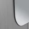 Зеркало настенное Zerix PRIME MRZ07-600x850-REVERSE прямоугольное с закругленными углами (ZX5637)