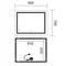 Зеркало Mixxus Premium QUADRO MR20-90x70-REVERSE (LED Touch, Anti-fog, димер) (MP6621)
