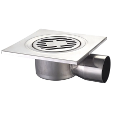 Душевой трап из нержавеющей стали Champion Drain-04-15x15-90 150x150мм (угловой отвод) (CH6145)