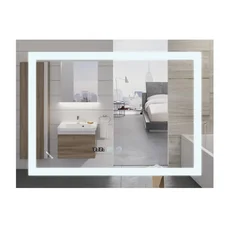 Зеркало Mixxus Warm MR02-120x80 (часы, LED-подсветка, антизапотевание) (MI6001)