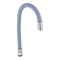 Излив силиконовый для смесителя из нерж. стали SUS304 Mixxus SPO-06.SUS Refl.Gray (MI6065)