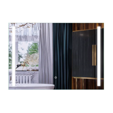 Зеркало Mixxus Premium LINES MR18-100x70-REVERSE (LED Touch, Anti-fog, димер) (MP6627)