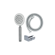 Душевой набор Mixxus Shower SET-01.SUS (шланг, лейка, кронштейн) с нерж. стали (MI6156)