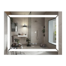 Зеркало Mixxus Light MR01-90x70 (часы, LED-подсветка, антизапотевание) (MI5999)