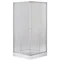 Душевая кабина с низким поддоном Mixxus CUBIC SCT01-100x100x195-FB CHROME матовое стекло 4мм (MI690