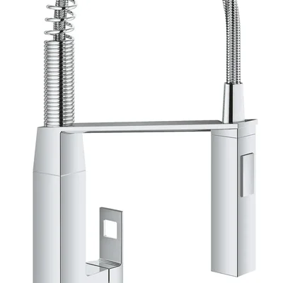 Смеситель для кухни с гибким изливом Grohe Eurocube (31395000)