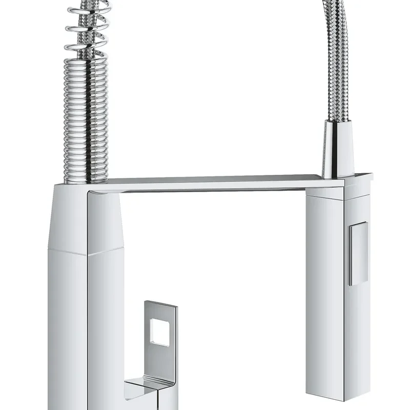 Смеситель для кухни с гибким изливом Grohe Eurocube (31395000)