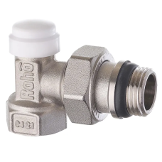 Кран радиаторный Roho R5251-050 - 1/2" угловой (антипротечка) (RO1016)