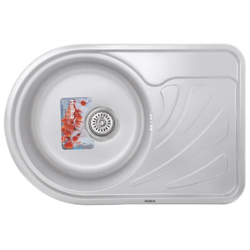 Мийка кухонна HAIBA 67x44 (satin) (HB0649) Мийка кухонна HAIBA 67x44 (satin) (HB0649)