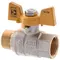 Кран шаровой KOER KR.218.G - 1/2" FM ГШМ YELLOW, ручка "бабочка" желтая (KR0036) Кран шаровой KOER KR.218.G - 1/2" FM ГШМ YELLOW, ручка "бабочка" желтая (KR0036)