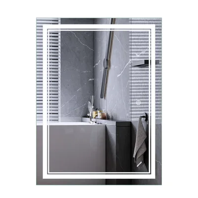 Зеркало Mixxus Premium QUADRO MR20-90x70-REVERSE (LED Touch, Anti-fog, димер) (MP6621)