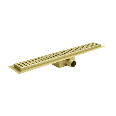 Душевой трап из нержавеющей стали SUS304 Koer FD35-70x800-Brushed Gold (AC0719)