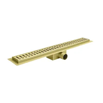 Душевой трап из нержавеющей стали SUS304 Koer FD35-70x800-Brushed Gold (AC0719)