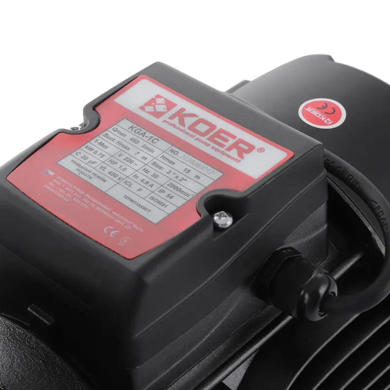 Насос поверхневий відцентровий KOER KGA-1С (KP2656) Насос поверхневий відцентровий KOER KGA-1С (KP2656)