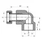 Угол с накидной гайкой 20x1/2F PPR Koer K0144.PRO (KP0182)