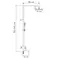 Душевая колонна со смесителем Mixxus SUS-009-J White из нерж. стали SUS304 (MI5758)