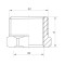Футорка 3/8"х1/2" (хром) Koer KF.F0406.chr (KF0133)
