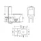 Унитаз-компакт Mixxus STYLE-0403-R 620х360х800mm, система смыва RIMLESS (MI6727)