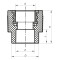 Муфта ВР 32x3/4F PPR Koer K0089.PRO (KP0107)