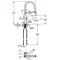 Смеситель для кухни с гибким изливом Grohe Concetto new (31491000)