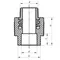 Муфта НР 20x1/2M PPR Koer K0094.PRO (KP0113) Муфта НР 20x1/2M PPR Koer K0094.PRO (KP0113)