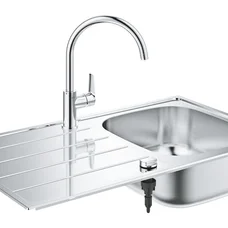 Комплект кухонної мийки і змішувача Grohe K200 (31562SD1)