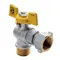 Кран с накидной гайкой 3/4" ГШБ газ угловой Koer KR.221.G (KR0169)