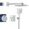 Душевая система скрытого монтажа на 3 выхода с термостатом Grohe Grohtherm SmartControl (34864000)
