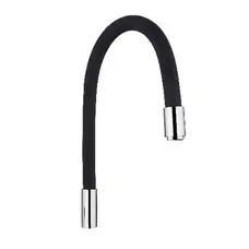 Излив силиконовый (черный) Mixxus Premium (MI0558)